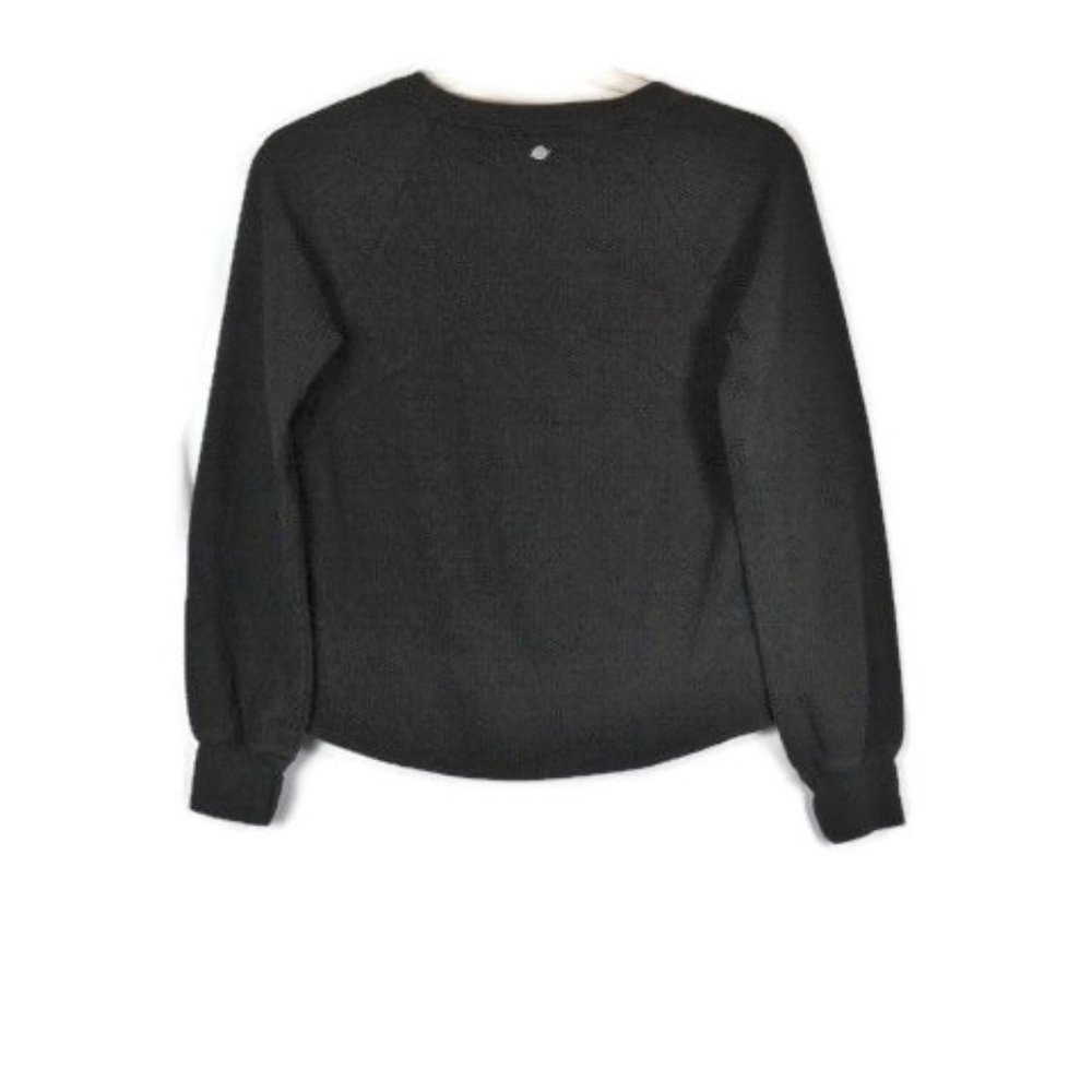Calla by Carrie Underwood Black Women's Long Sleeve Top Blouse Small 046